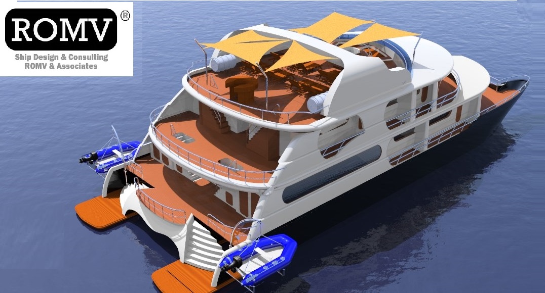 ROMV Petrel cruising Catamaran 33.50m